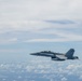 USMC F/A-18C returns to base after participation in CN25