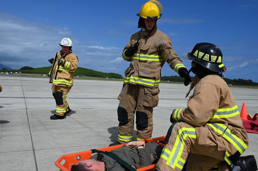 Joint fire rescue training at Exercise NEXUS FORGE