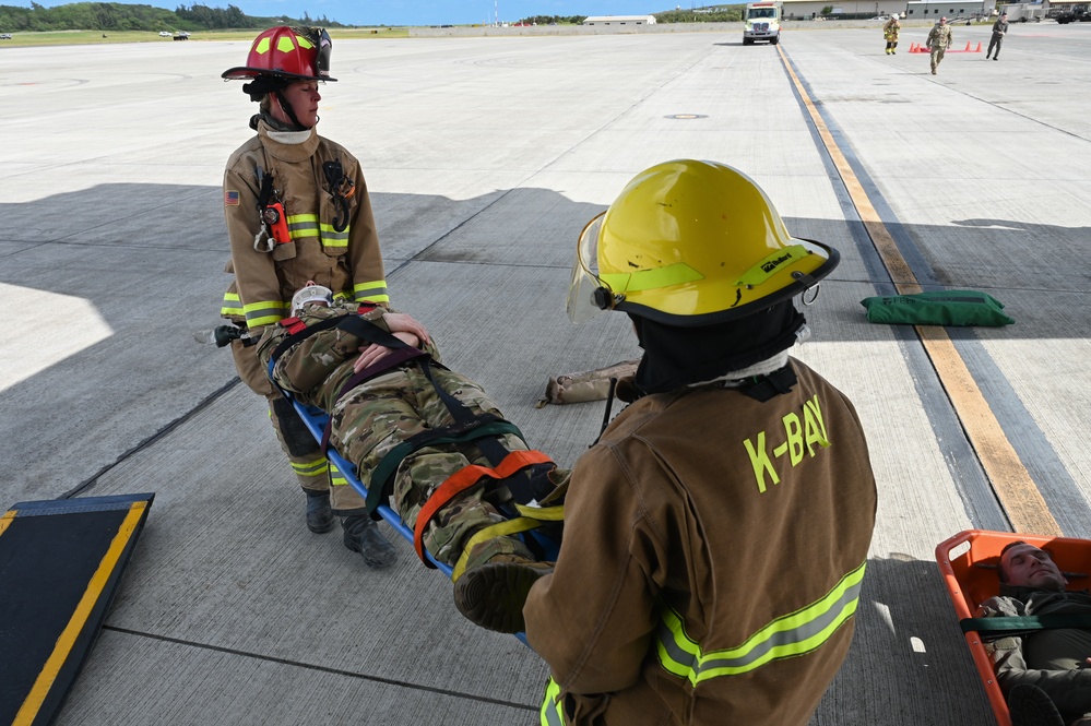 Joint fire rescue training at Exercise NEXUS FORGE