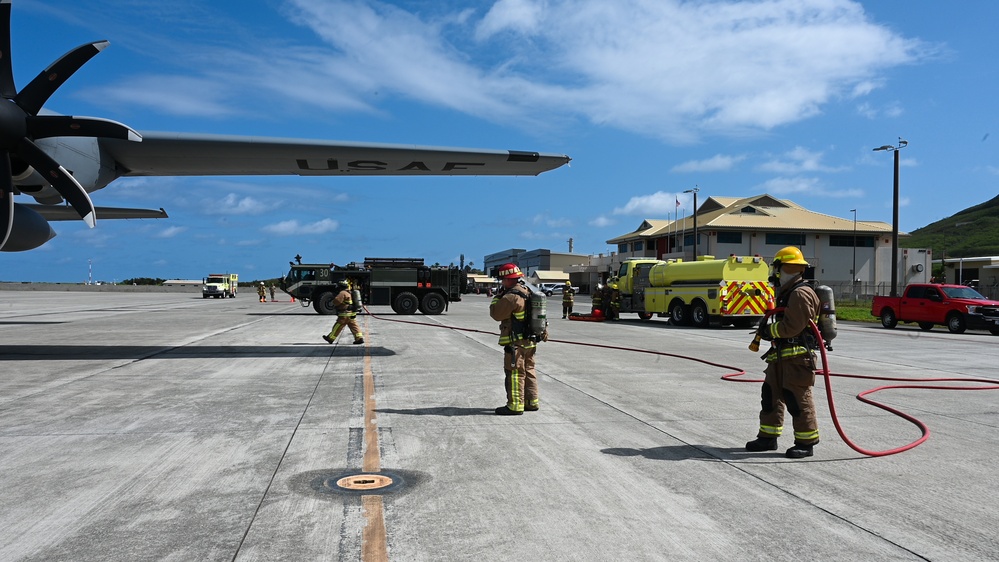 Joint fire rescue training at Exercise NEXUS FORGE