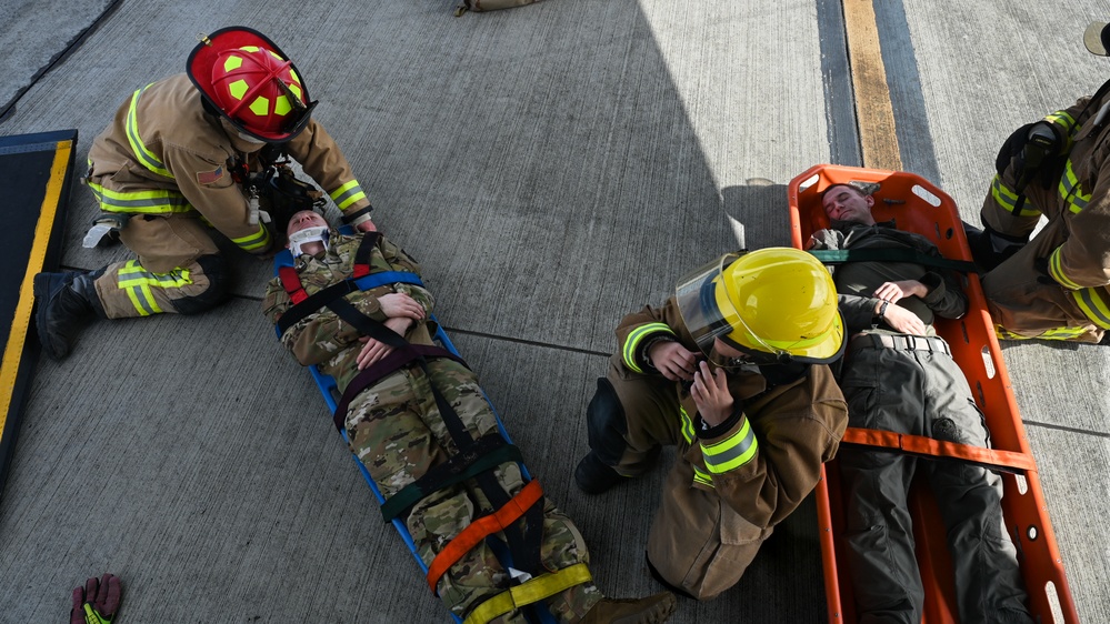 Joint fire rescue training at Exercise NEXUS FORGE