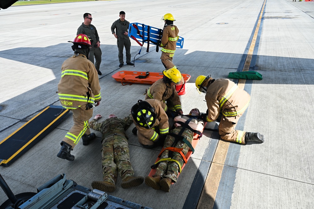 Joint fire rescue training at Exercise NEXUS FORGE