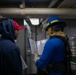 USCGC Polar Star (WAGB 10) crewmembers conduct damage control training in McMurdo Sound during Operation Deep Freeze