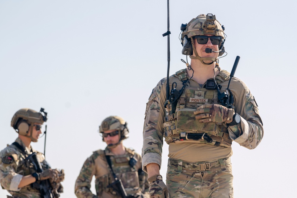 378th EOSS Air Traffic Controllers Train During Exercise Spears of Victory