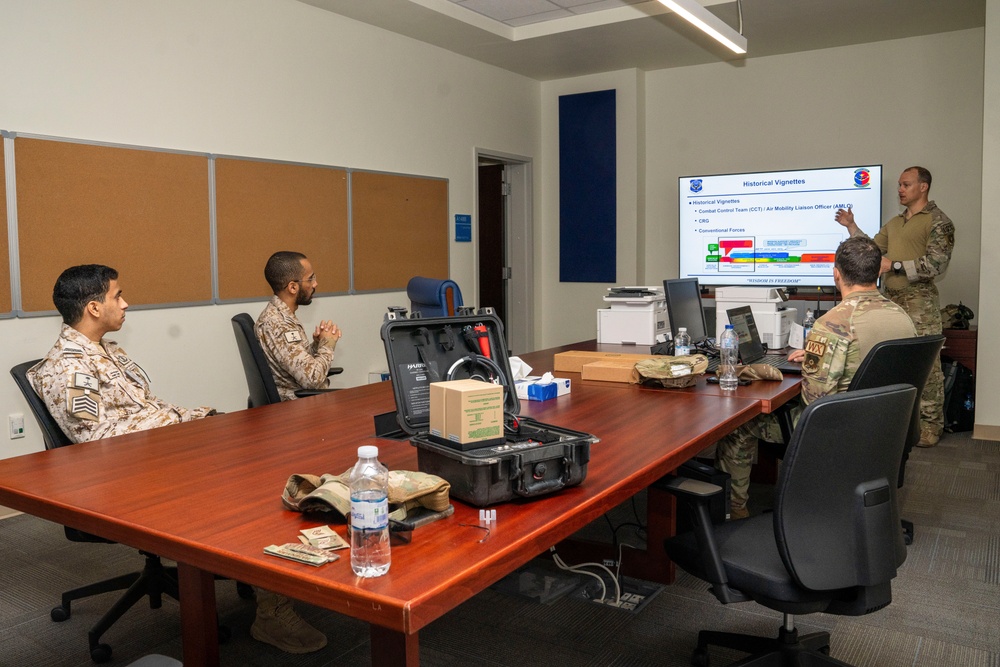 378th EOSS and Partner Nation Controllers Collaborate on Landing Zone Training