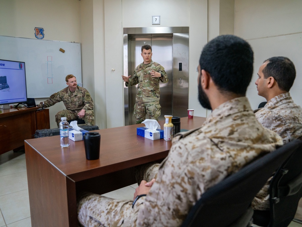 378th EOSS and Partner Nation Controllers Team Up for Landing Zone Training