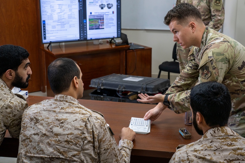 378th EOSS and Partner Nation Controllers Team Up for Landing Zone Training