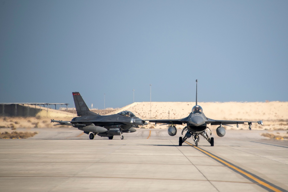 378th AEW F-16 Fighting Falcons Enhance Readiness in Spears of Victory