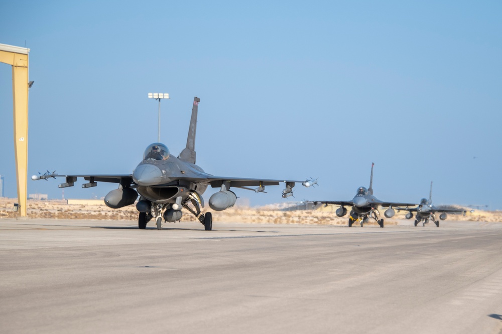 378th AEW F-16 Fighting Falcons Enhance Readiness in Spears of Victory