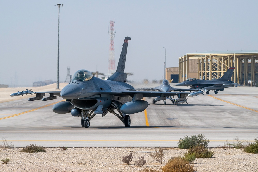 378th AEW F-16 Fighting Falcons Enhance Readiness in Spears of Victory