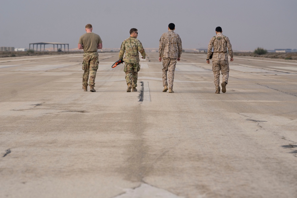 378th EOSS and Partner Nation Controllers Team Up for Landing Zone Training