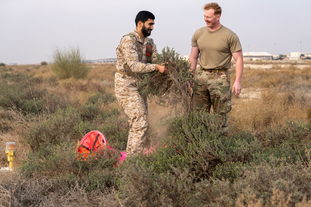 378th EOSS and Partner Nation Controllers Team Up for Landing Zone Training