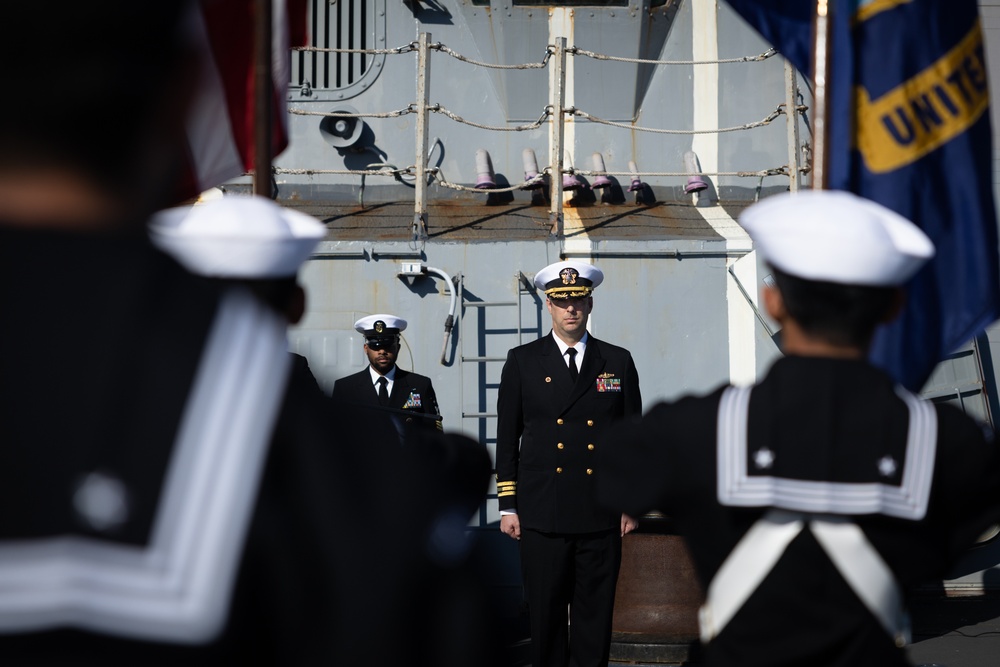 USS Oscar Austin (DDG 79) Holds Burial at Sea Ceremony