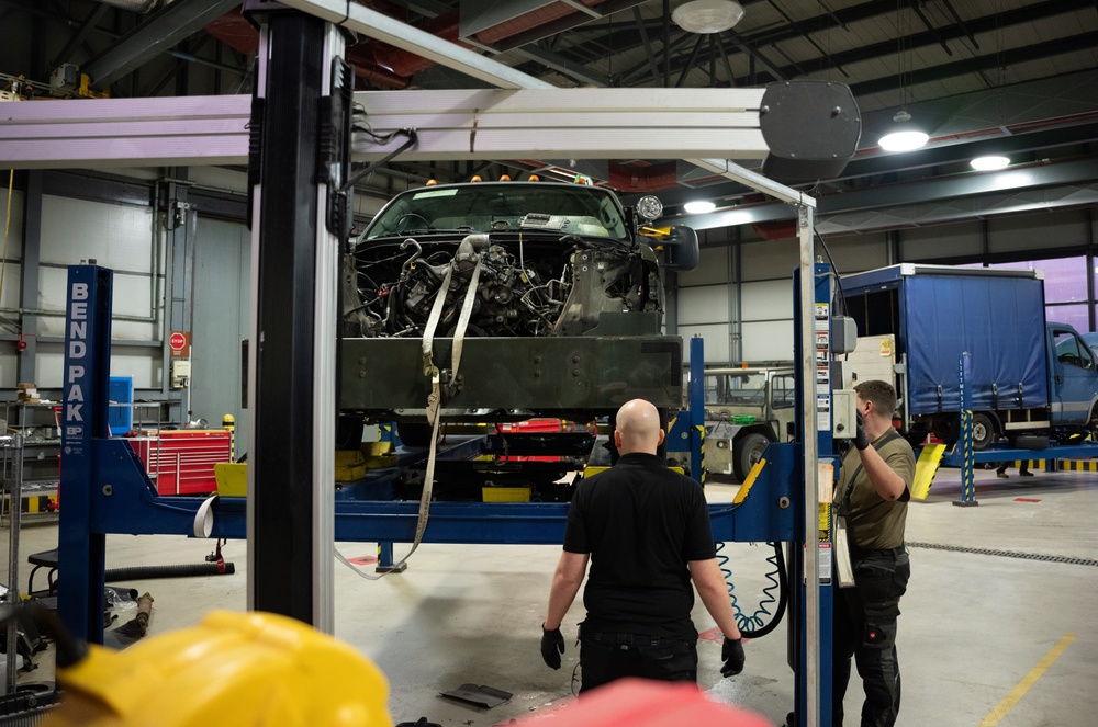 Keeping the mission moving: 48th Vehicle Maintenance