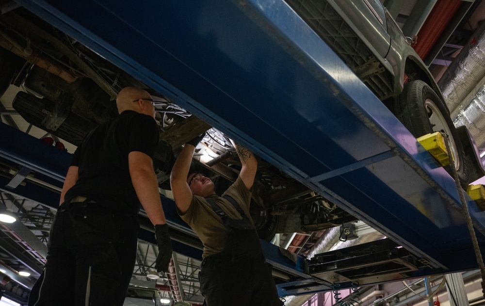 Keeping the mission moving: 48th Vehicle Maintenance