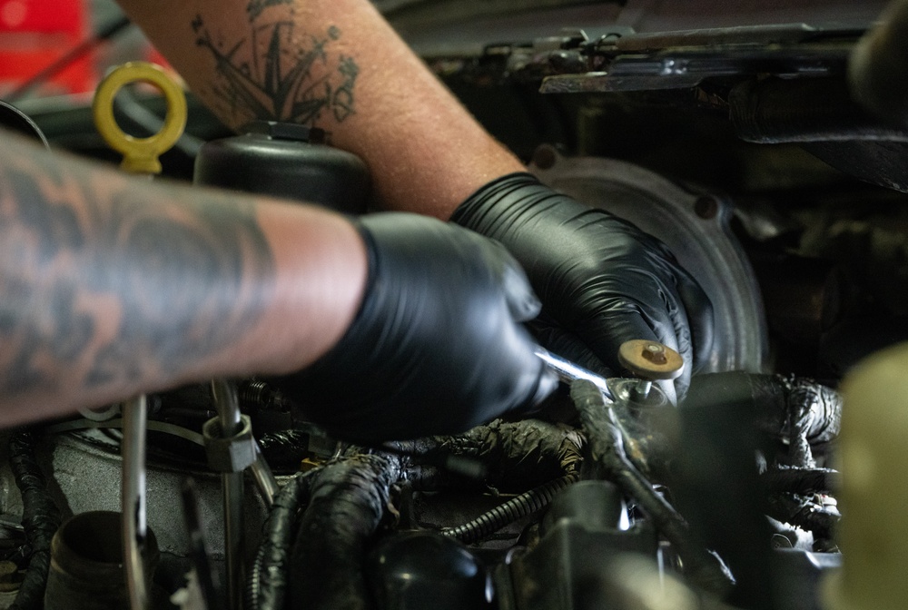 Keeping the mission moving: 48th Vehicle Maintenance