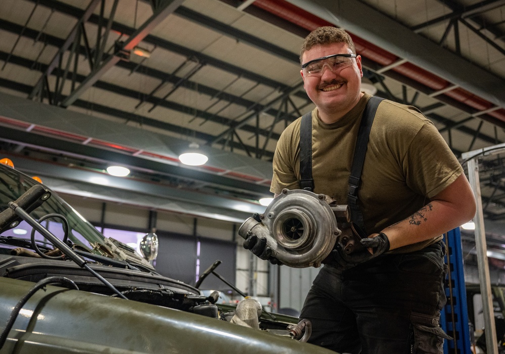 Keeping the mission moving: 48th Vehicle Maintenance