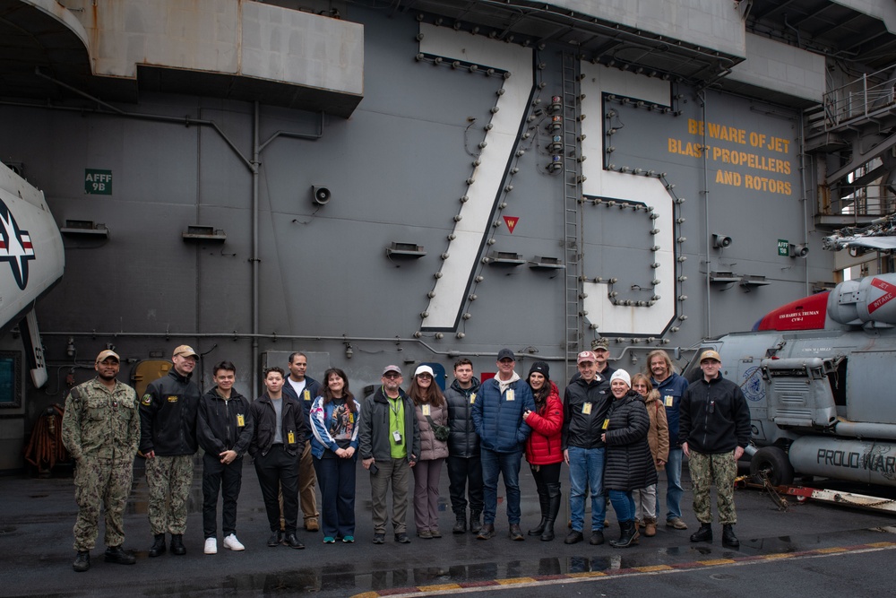 USS Harry S. Truman (CVN 75) welcomes NSA Souda Bay personnel