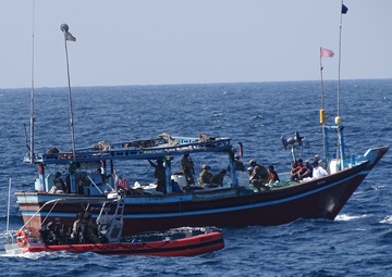 CMF's Combined Task Force 150 Carries Out First Drug Interdiction with New Zealand In Command