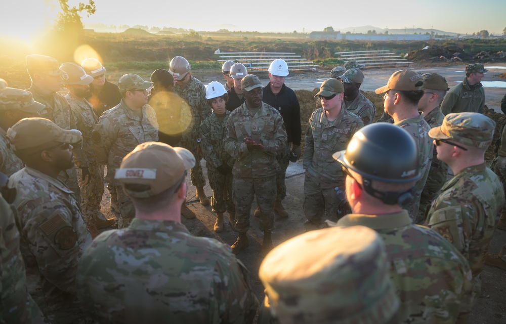 U.S., Spanish, Portuguese military personnel participate in expeditionary airfield damage repair training at Morón AB