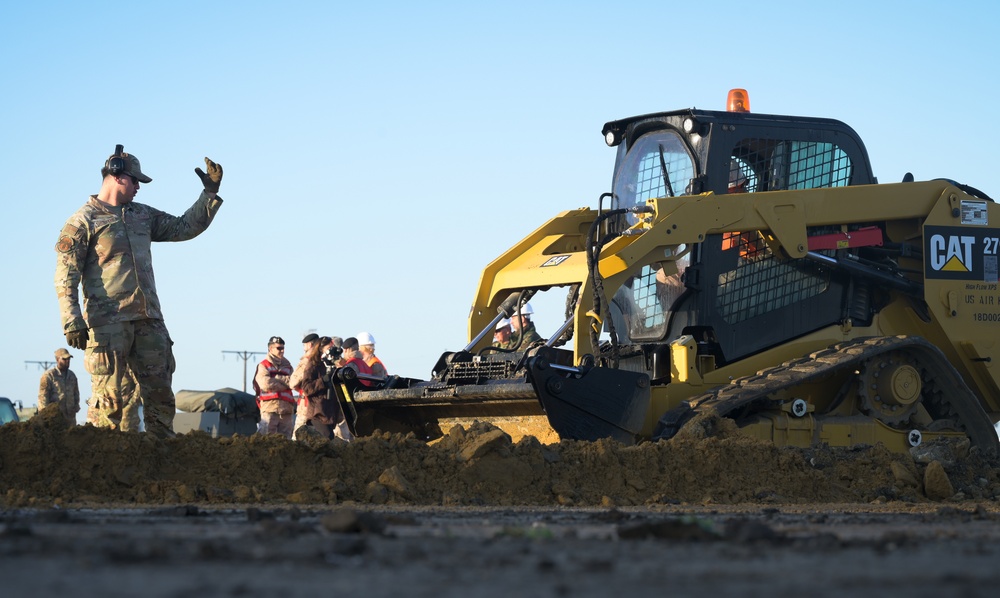 U.S., Spanish, Portuguese military personnel participate in expeditionary airfield damage repair training at Morón AB