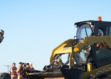 U.S., Spanish, Portuguese military personnel participate in expeditionary airfield damage repair training at Morón AB