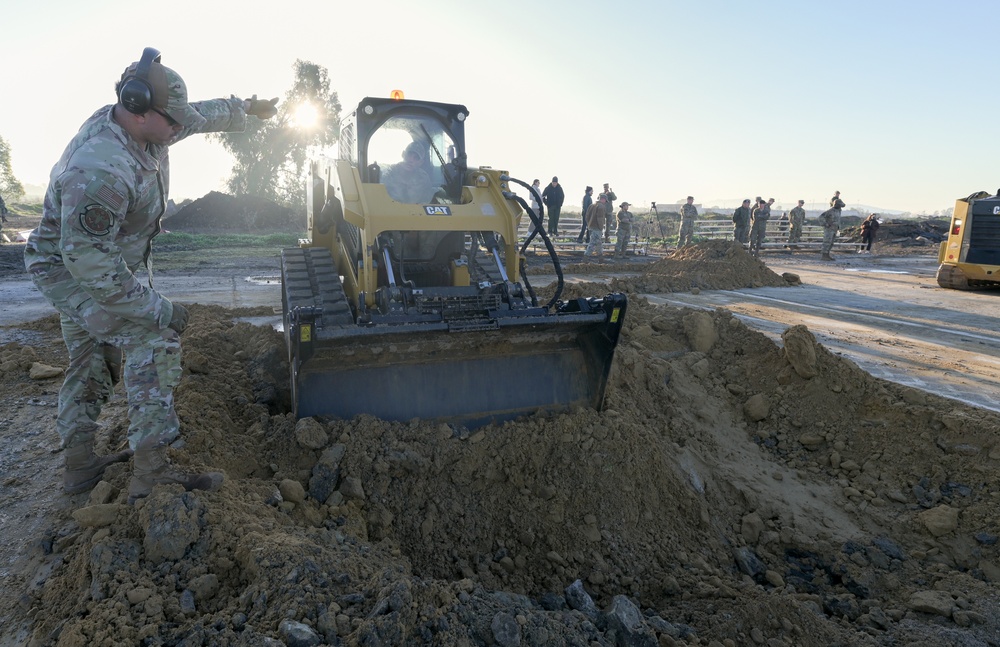 U.S., Spanish, Portuguese military personnel participate in expeditionary airfield damage repair training at Morón AB