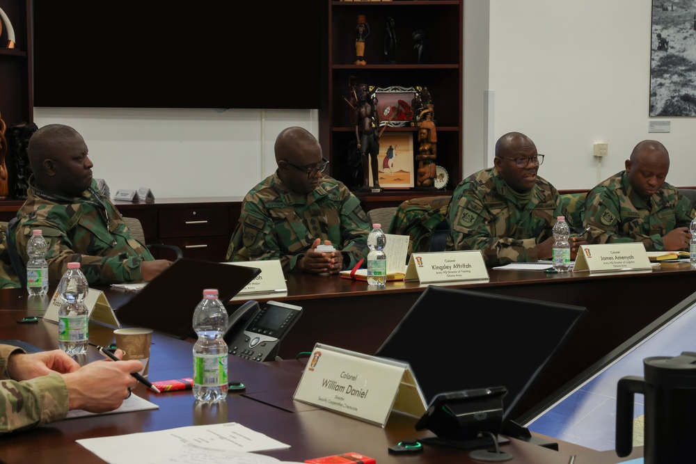 Ghana Armed Forces visit Italy to discuss African Land Forces Summit