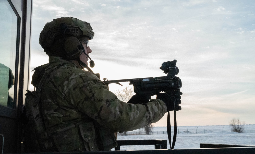 Team Minot defenders sustain weapons skills