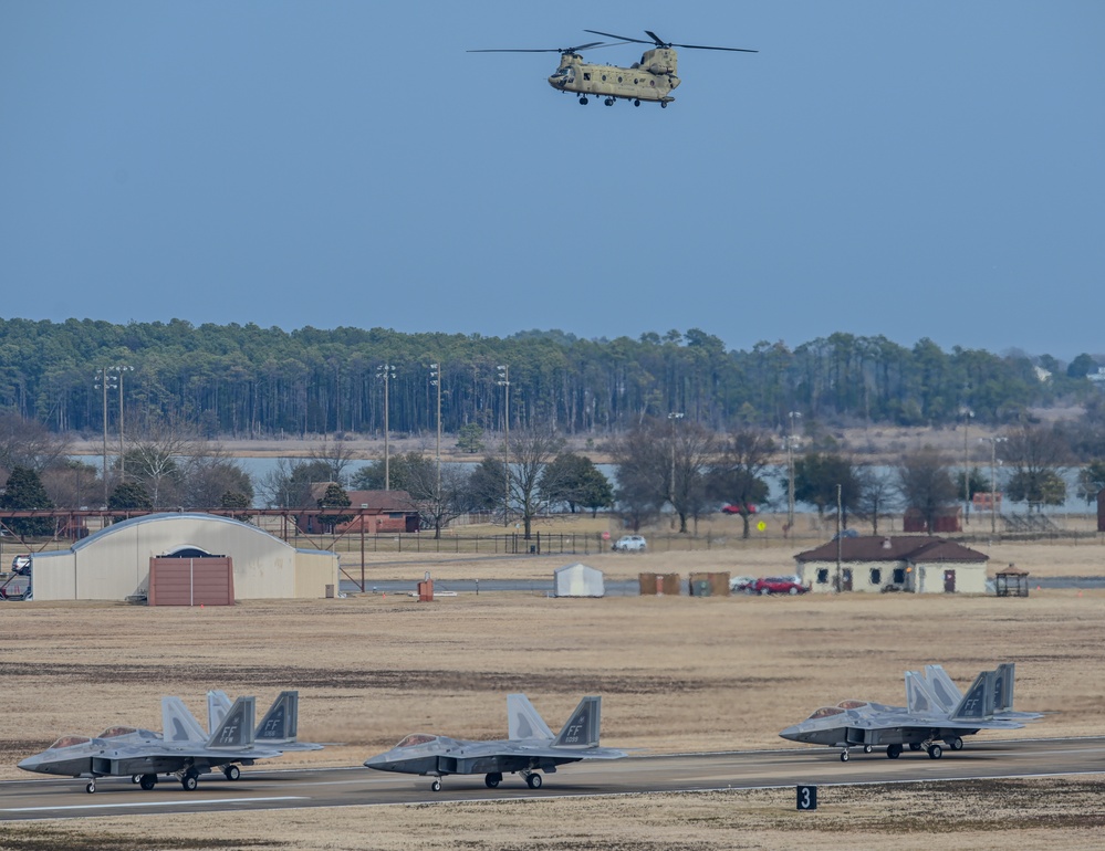 1st Fighter Wing Demonstrates Strength and Readiness in Elephant Walk