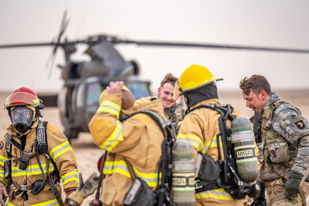 Task Force Shikra Crew Extraction Training