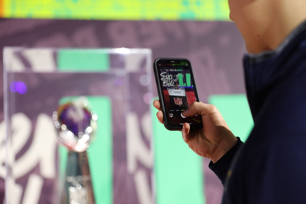 Joint Armed Forces Color Guard Visits NFL Experience