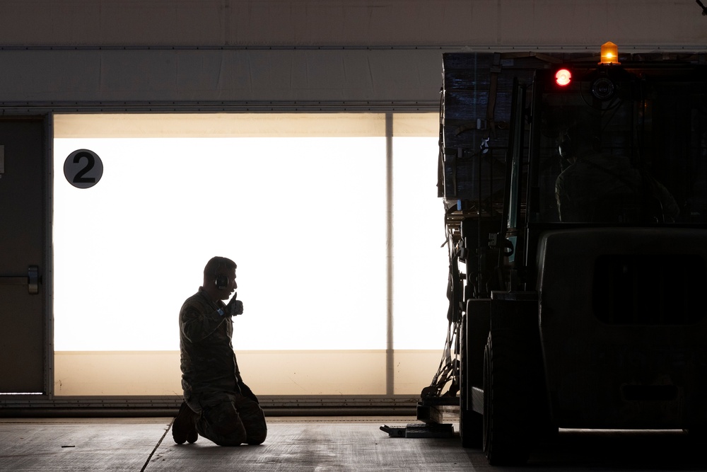 167th Air Transportation Function processes passengers and cargo for flight home