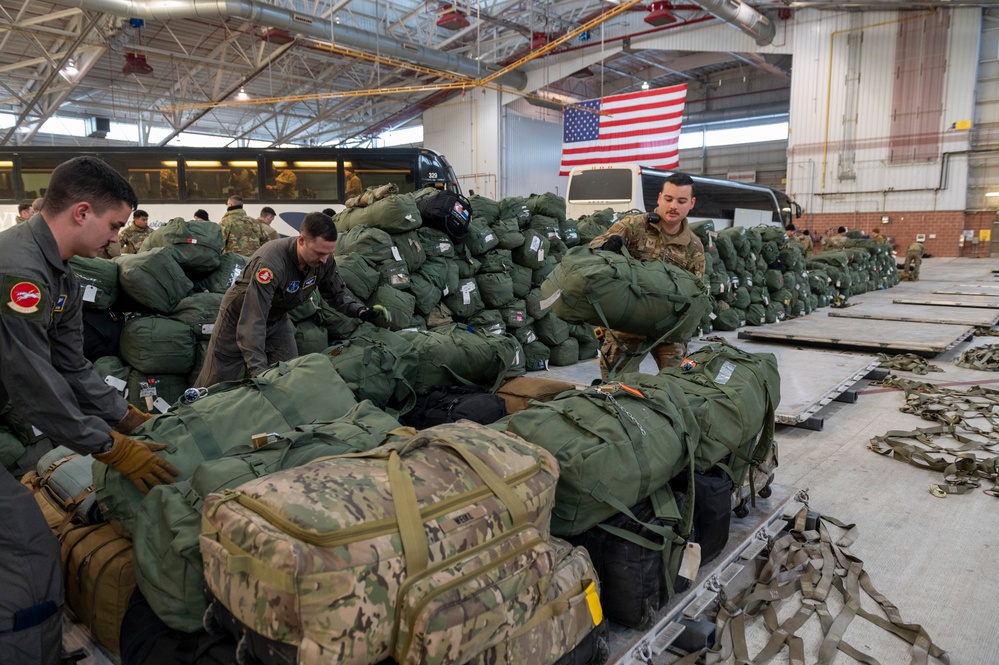 167th Air Transportation Function processes passengers and cargo for flight home