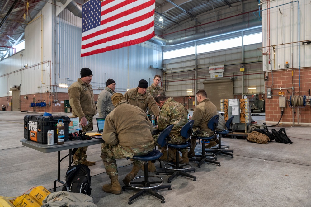 167th Air Transportation Function processes passengers and cargo for flight home