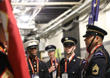 Joint Armed Forces Color Guard at Super Bowl LIX