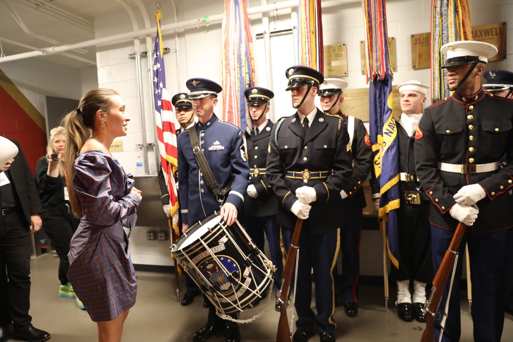 Joint Armed Forces Color Guard Meet Lauren Daigle