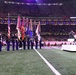 Joint Armed Forces Color Guard Present Colors at Super Bowl LIX