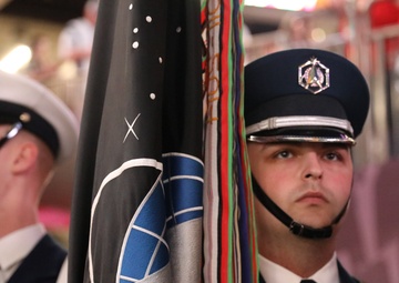 Joint Armed Forces Color Guard Presents the Colors at Super Bowl LIX