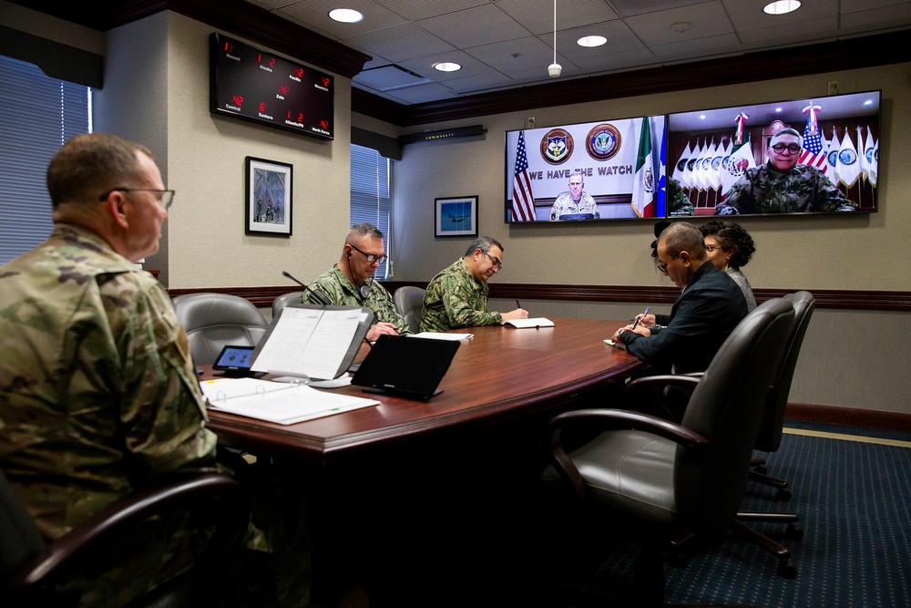 USNORTHCOM Commander speaks with Mexico's Secretariat of the Navy (Marina)