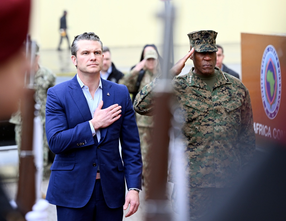 Secretary of Defense Pete Hegseth Visits U.S. Africa Command