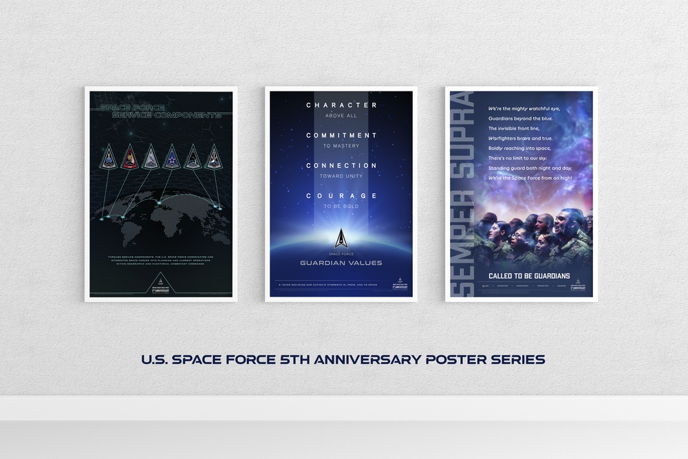 U.S. Space Force 5th Anniversary Commemorative Poster Series