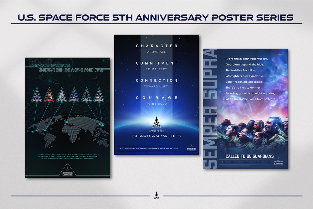 U.S. Space Force 5th Anniversary Commemorative Poster Series