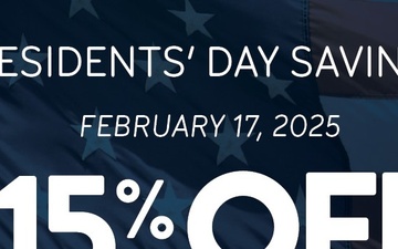 Maximize the MILITARY STAR® Savings with Presidents’ Day Deals at the Exchange