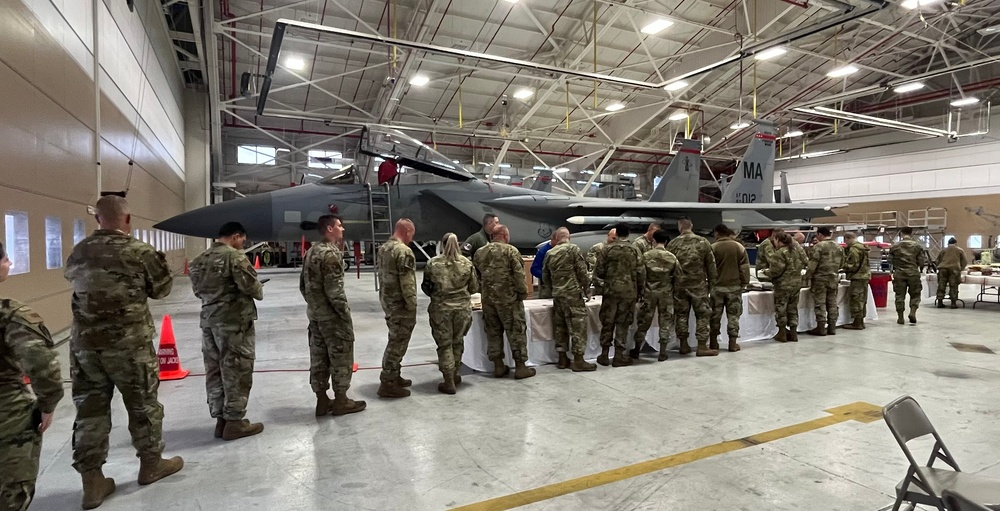 104th Fighter Wing Chaplains host Thanksgiving dinner