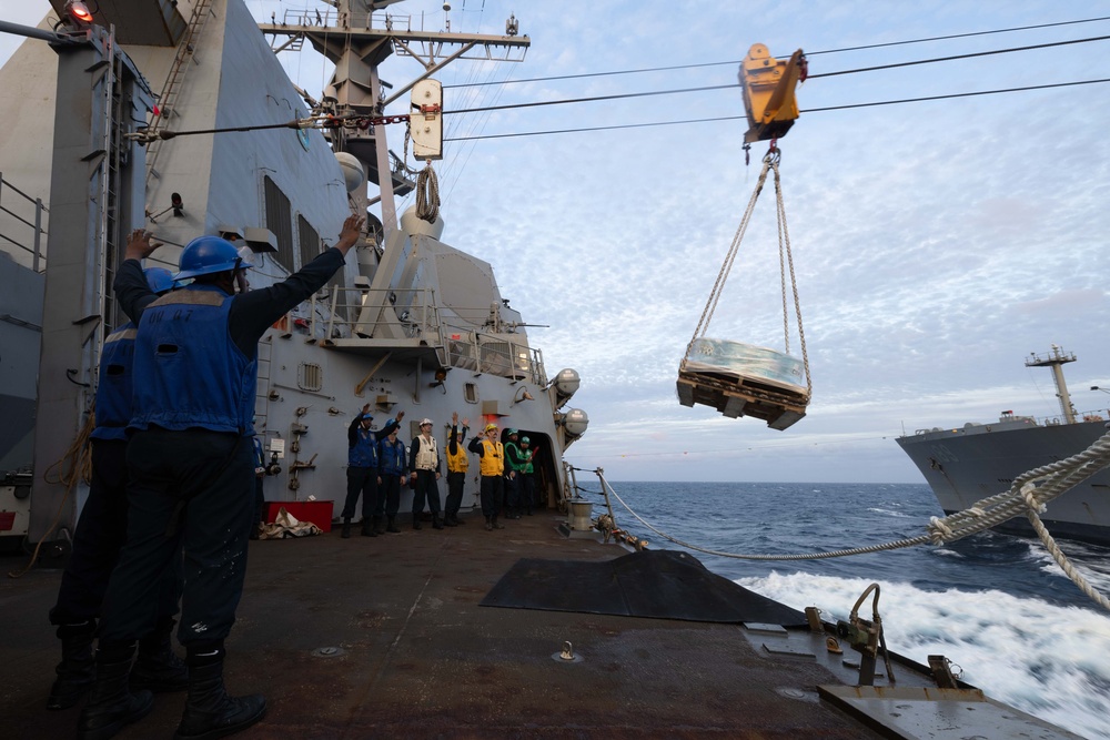 Truxtun Conducts Replenishment at Sea