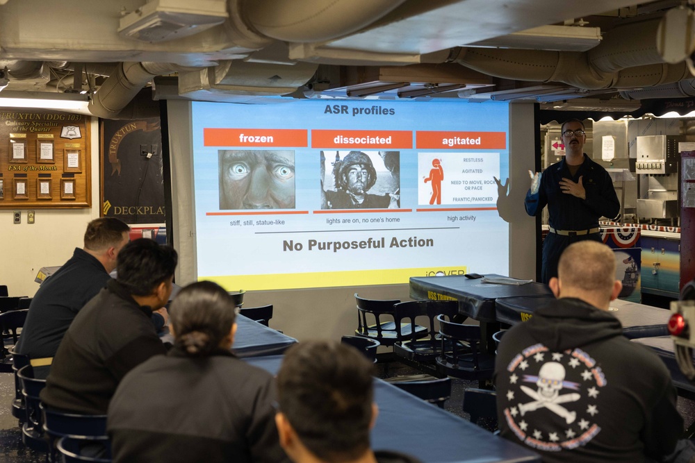 ICOVER Training Aboard USS Truxtun