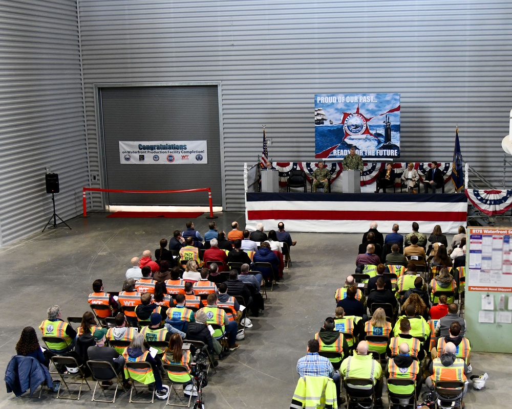 PNSY Waterfront Production Facility Ribbon Cutting