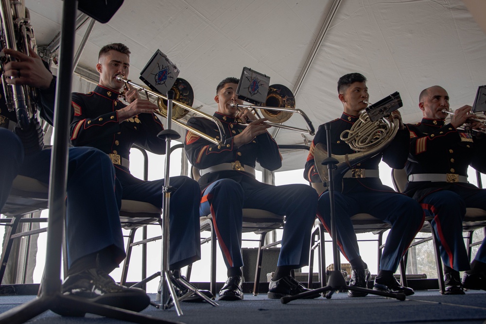 Marines Participate in Annual President Ronald Reagan Wreath Laying Ceremony