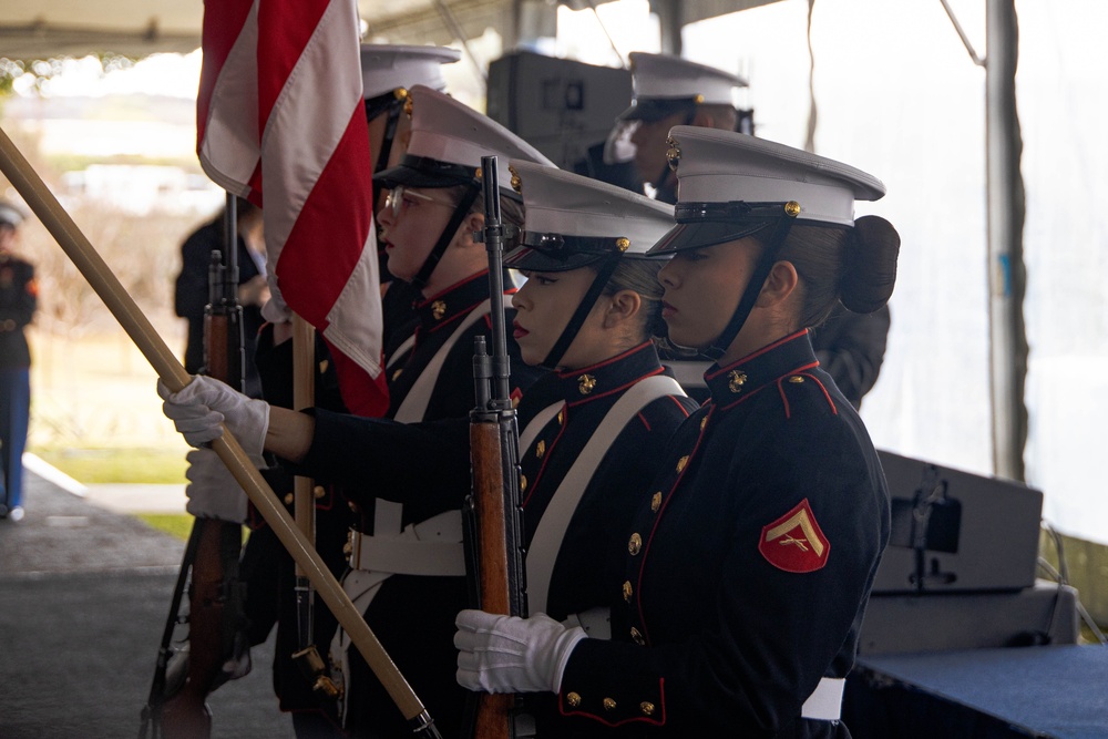 Marines Participate in Annual President Ronald Reagan Wreath Laying Ceremony